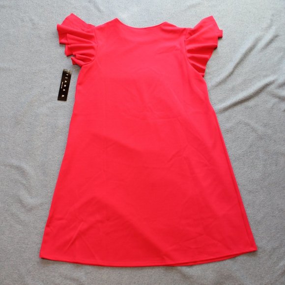 Brand New Tiana B. Womens Dress,  A-Line with Flutter Sleeve, Sz 8 - Picture 2 of 5